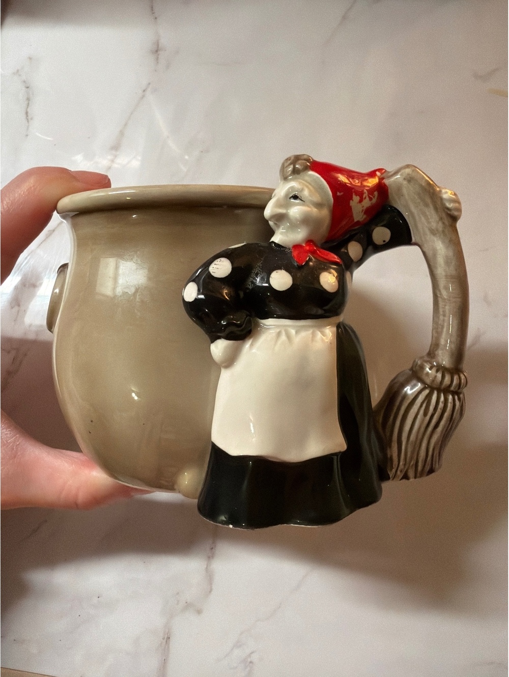 Vintage Fitz & Floyd Kitchen Witch Ceramic Mug
